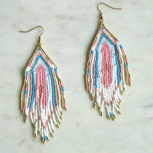 Seed Beaded earrings